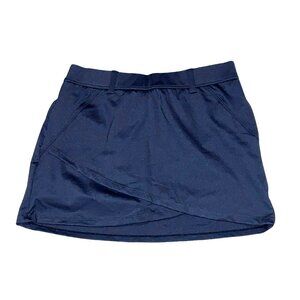 Halara 2in1 Cross Front Mini Active Skirt with Shorts and Pockets Sz XS Black Be